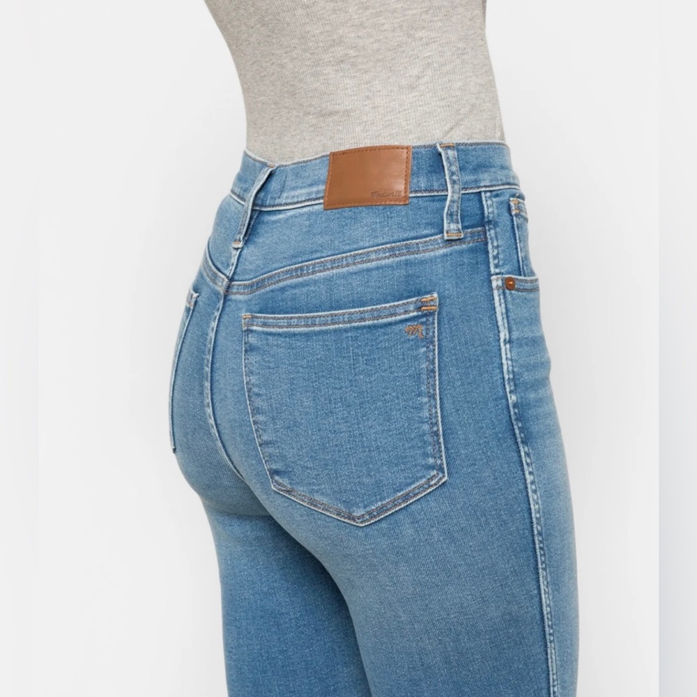 10” High Rise Skinny Button Front Jean - Picture 3 of 6
